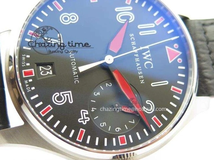 MIROTIME 1226 Big Pilot Real PR IW500433 “Muhammad Ali” ZF Best Edition On Black Leather Strap A UrbanChic 7294